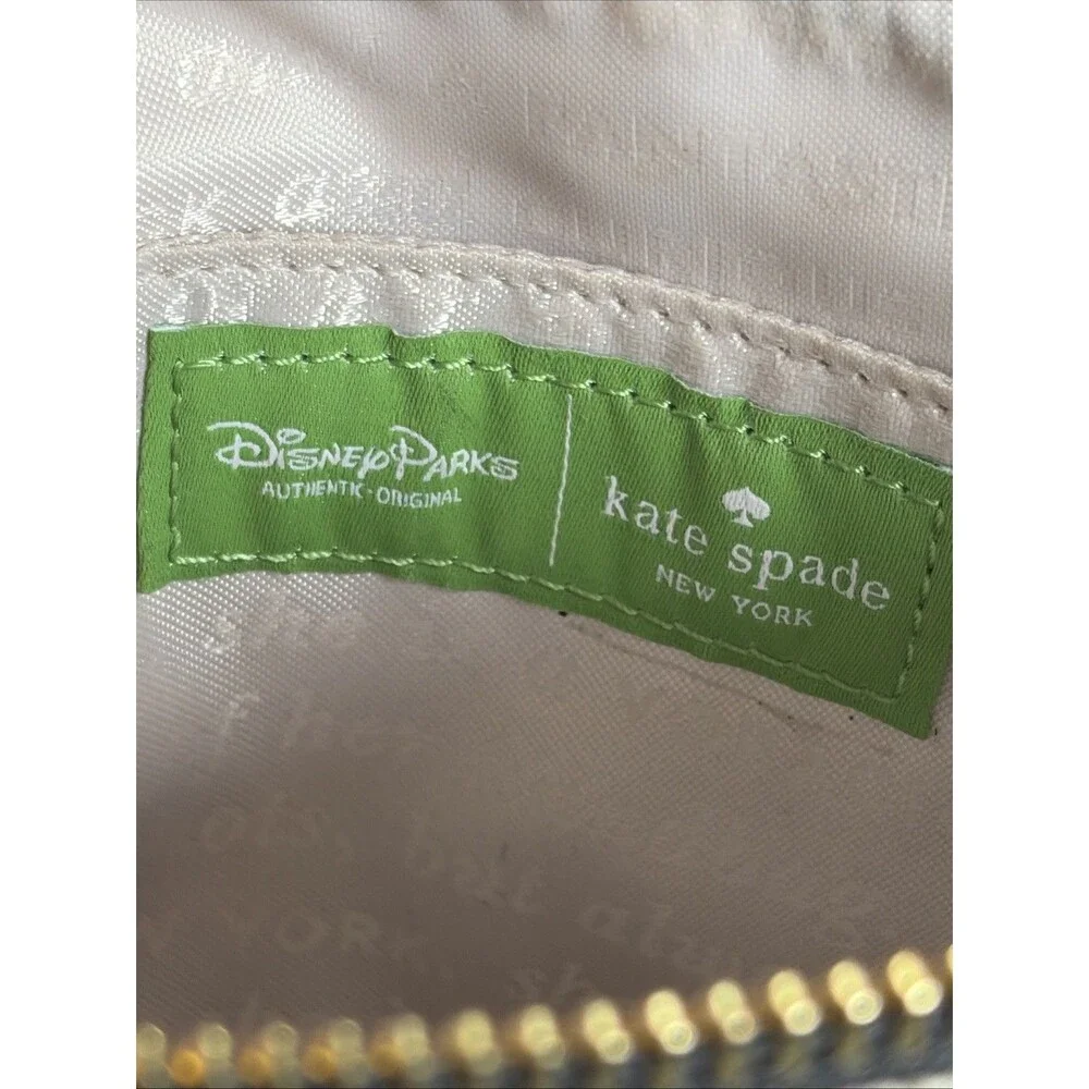 Kate Spade Disney ''Imagination Has No Age'' Walt Disney Canvas Zip Clutch 10”